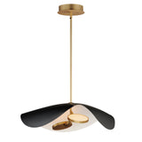 Carmen Chandelier By ET2, Size: Medium, Finish: Black/ Gold