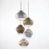 Bonnie Pendant Light by Zafferano, Color: Amber, Amethyst, Clear, Grey, Light Blue, Silver, Antique Gold-Zafferano, Bronze, Pink Gold-Zafferano, Cable Length: 51.2 inch, 118.1 inch, 196.8 inch, | Casa Di Luce Lighting