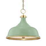 Leaf Green Painted No.1 Pendant by Hudson Valley Lighting