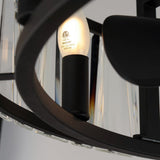 Odeon Fandelight By Maxim Lighting, Finish: Black