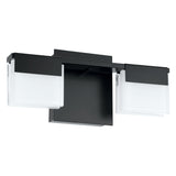 Vente Vanity Light By Eglo - 2 Lights Black Color
