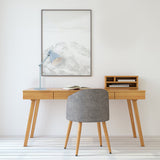 Priddy Table Lamp By Eglo - Pastel Light Blue Color on the table