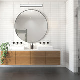 Aviron Vanity Light By Eglo - Black Color above mirror