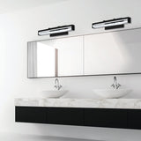 Cardito Vanity Light By Eglo - Black Color Above the mirror