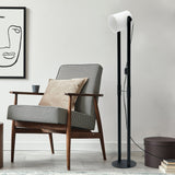 Hornwood 1 Floor Lamp By Eglo - Black Color along with the chair