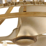 Odeon Fandelight By Maxim Lighting, Finish: Golden Silver