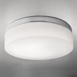 Drum Metal Wall-Ceiling Light by Ai Lati, Finish: White, Size: Large, | Casa Di Luce Lighting