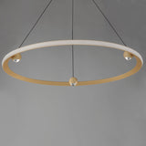 Nodes LED Chandelier By ET2, Finish: Gold, Diameter: 40 inch