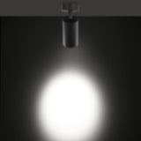 Black Spy Focus ON Ceiling Light by Delta Light