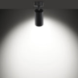 Black Spy Focus ON Ceiling Light by Delta Light