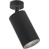 Black Spy 90 ON Ceiling Light by Delta Light