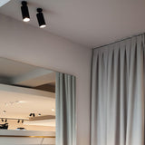 Black Spy 90 ON Ceiling Light by Delta Light