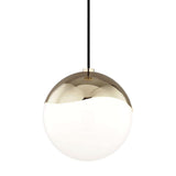 Ella Pendant by Mitzi, Finish: Brass Polished, Size: Large, | Casa Di Luce Lighting