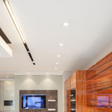White/White Tweeter Trimless Recessed Light by Delta Light