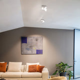 White Tweeter ON Ceiling Light by Delta Light