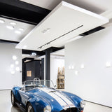 White Tweeter ON Ceiling Light by Delta Light