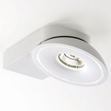 White Tweeter ON Ceiling Light by Delta Light