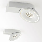 White Tweeter ON Ceiling Light by Delta Light