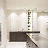 White Tweeter ON Ceiling Light by Delta Light