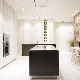 White Tweeter ON Ceiling Light by Delta Light