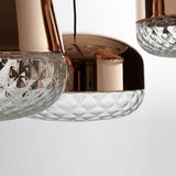 Balloton Pendant by MM Lampadari, Color: Balloton, Smoked Balloton, Smooth Glass, Finish: Brass Polished, Matt Black, Glossy Copper, Matt White-Axo Light, Size: Mini, Medium | Casa Di Luce Lighting