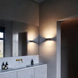 Dark Grey Small Walker II Outdoor Wall Light by Delta Light