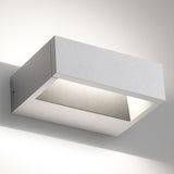 Alu Grey/Dark Grey Large Walker II Outdoor Wall Light by Delta Light