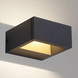 Dark Grey/Gold Small Walker II Outdoor Wall Light by Delta Light