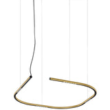 Gold Small Lass OH! Suspension by Delta Light