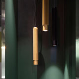 Gold Large Punk Pendant Light by Delta Light