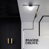 Punk Small Pendant Light by Delta Light