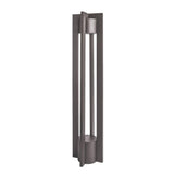Chamber LED Bollard by W.A.C. Lighting, Finish: Bronze, Color Temperature: 3000K, | Casa Di Luce Lighting