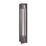 Chamber LED Bollard by W.A.C. Lighting, Finish: Bronze, Color Temperature: 2700K, | Casa Di Luce Lighting