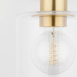 Neko Semi-Flushmount by Mitzi, Finish: Brass Aged, Nickel Polished, Old Bronze-Mitzi, , | Casa Di Luce Lighting