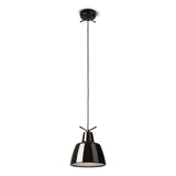 Clochef S Pendant by Leucos, Color: Gloss Black-Accord, Light Option: E26, | Casa Di Luce Lighting