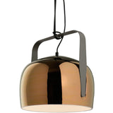 Bag Smooth Pendant by Karman, Color: Smooth Glossy Bronze-Karman, Smooth Glossy White-Karman, Size: Small, Large, | Casa Di Luce Lighting
