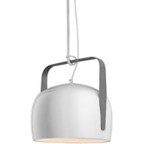 Bag Smooth Pendant by Karman, Color: Smooth Glossy Bronze-Karman, Smooth Glossy White-Karman, Size: Small, Large, | Casa Di Luce Lighting