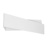 White Zig Zag Wall Sconce by Linea Light