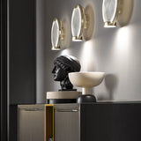 Horo A1 Wall Lamp By Masiero, Finish: Transparent Glass