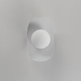 Chips Wall Sconce By Studio M, Finish: Matte White