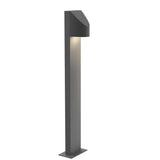 Shear LED Bollard By Sonneman Lighting, Finish: Textured Gray, Size: Large