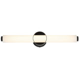 Santoro Vanity Light By Eurofase, Finish: Black, Size: Large