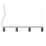 Donna Line 120 Linear Suspension by Pholc, Finish: Black Ink, , | Casa Di Luce Lighting