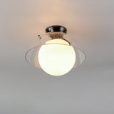 Domain Semi Flush Mount By Studio M, Finish: Black Chrome