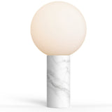 Pilar Table Lamp By Pablo, Finish: Carrara White