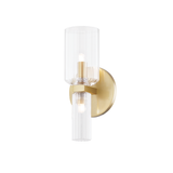 Tabitha Vanity Light By Mitzi - Aged Brass Small