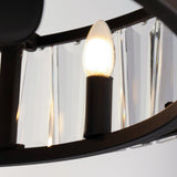Odeon Fandelight By Maxim Lighting, Finish: Black