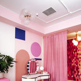 Ashleigh Semi-Flushmount by Mitzi, Finish: Brass Aged, Nickel Polished, , | Casa Di Luce Lighting