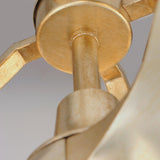 Odeon Fandelight By Maxim Lighting, Finish: Golden Silver