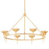 Cecilia Chandelier By Troy Lighting, Size: Large, Finish: Vintage Gold Leaf